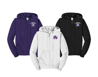 Embroidered North Alabama Lions Hoodie: University Apparel