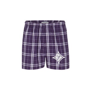 Furman University Flannel Boxer Shorts: Paladins Sleepwear