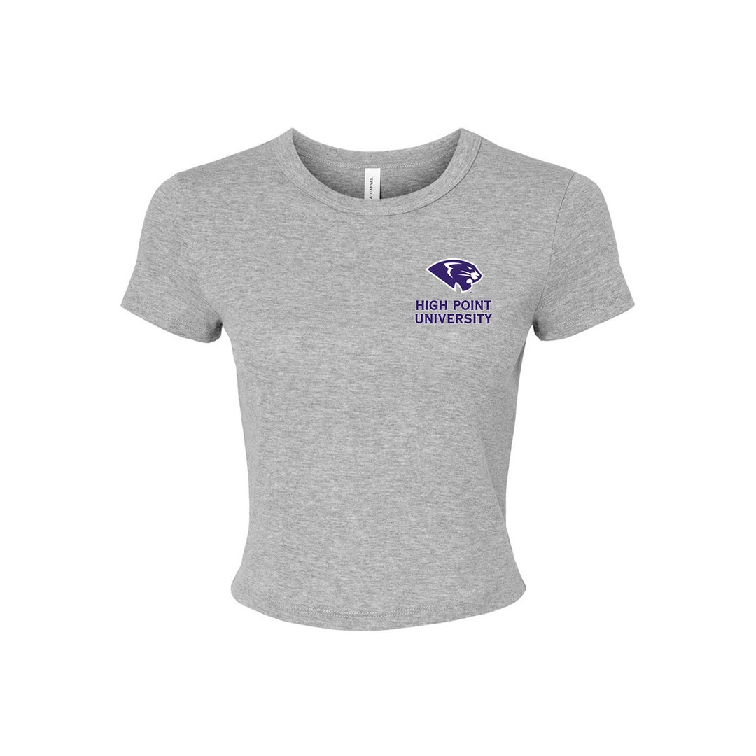 High Point University Cropped Tee: HPU Panthers Apparel
