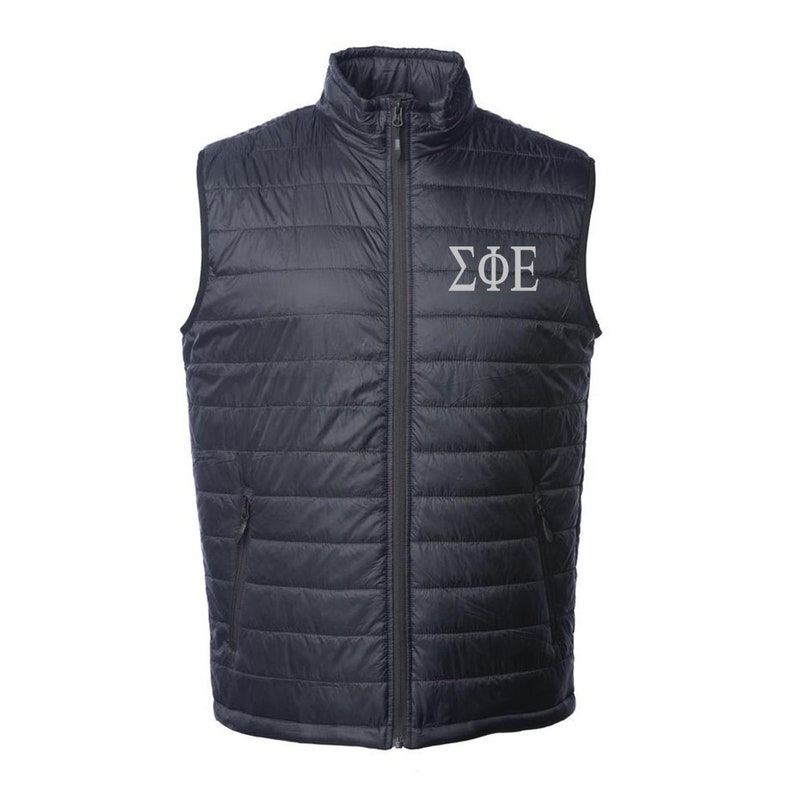 Sorority Letters Shop Alpha Epsilon Phi Puffy Vest