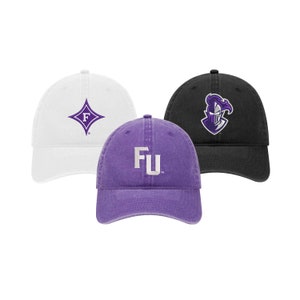 Furman University Hat: Paladins Garment-Dyed Cotton Twill Cap