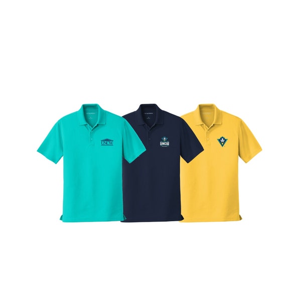 UNCW, Performance Polo, University of North Carolina Wilmington Dry Fit Polo  Embroidered With Choice UNCW Logos, UNCW Merch, Golf Shirt - Etsy
