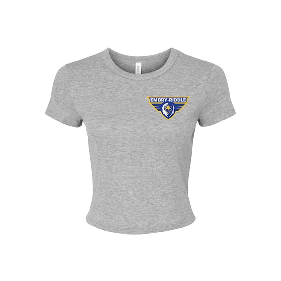 Embry-Riddle University Cropped Tee: ERAU Eagles Apparel