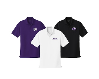 University of North Alabama Performance Polo Embroidered with Choice of North Alabama Logo, UNA Lions Polo, Clothing Apparel, Gear Merch