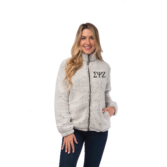 Sigma Delta Tau Full Zip Sherpa Jacket