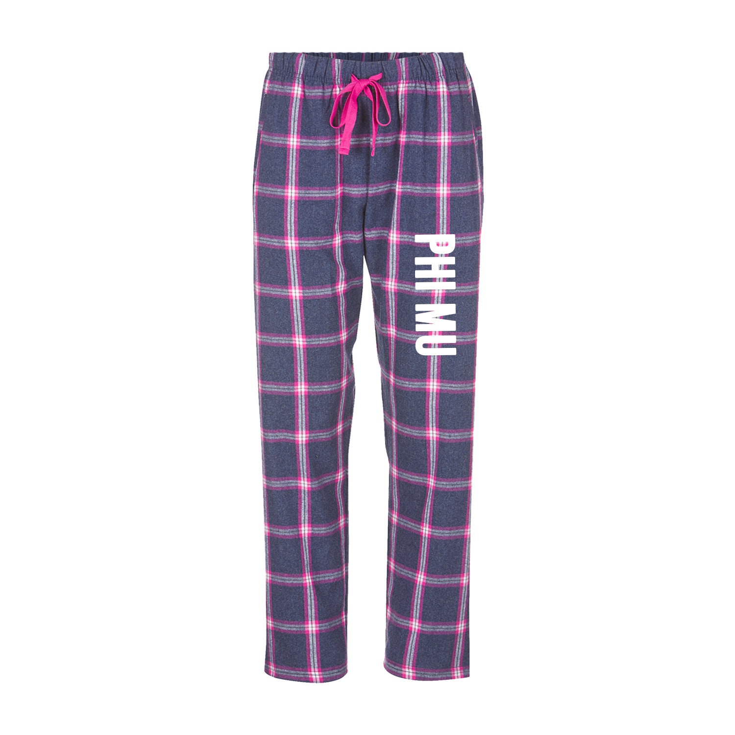 Flannel Pants - PINK/BLACK PLAID — Wolf Performing Arts Center