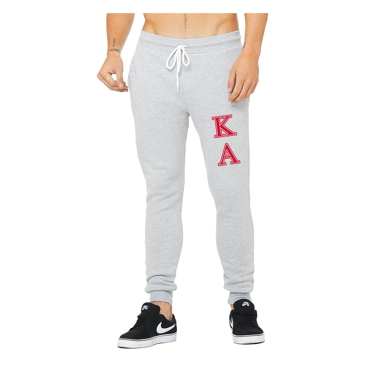 kappa grey joggers