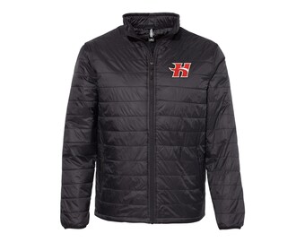 University of Hawaii Puffy Jacket: Embroidered UH Logo, Mens