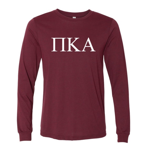 Pi Kappa Alpha Long Sleeve Tee, Pi Kappa Alpha Tee, Pike T-shirt,  Fraternity Apparel, Greek Apparel, Pi Kappa Alpha Fraternity 