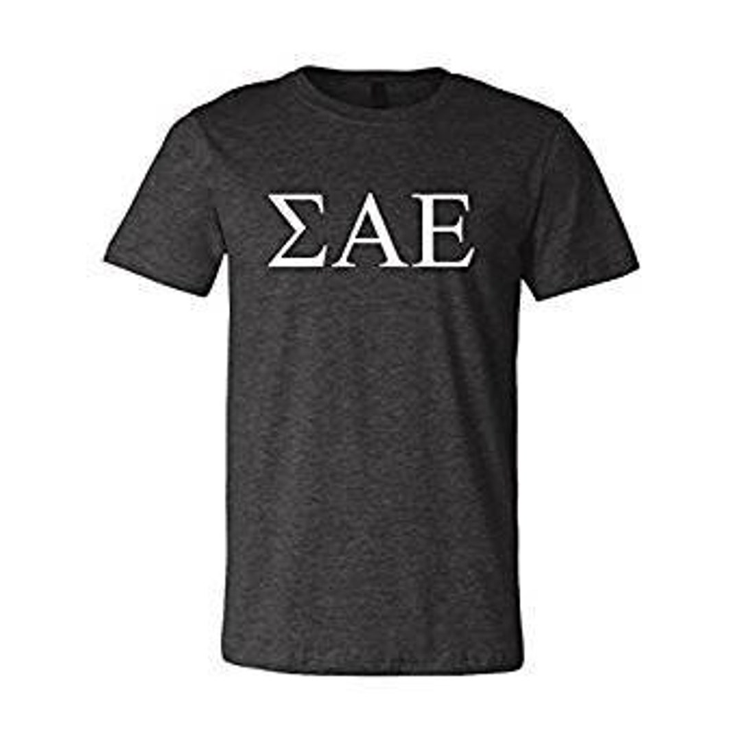 Sigma Alpha Epsilon Tee Sigma Alpha Epsilon T shirt SAE Short Sleeve Tee SAE Bekleidung Bruderlichkeit Kleidung Griechisch Kleidung SAE Buchstaben Etsy