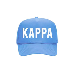 Kappa Kappa Gamma Trucker Hat , Kappa Sorority Baseball Cap, Pledge Day Gifts, Big Little Sis Reveal Gift Idea, Greek Week Hats, Swag Gear