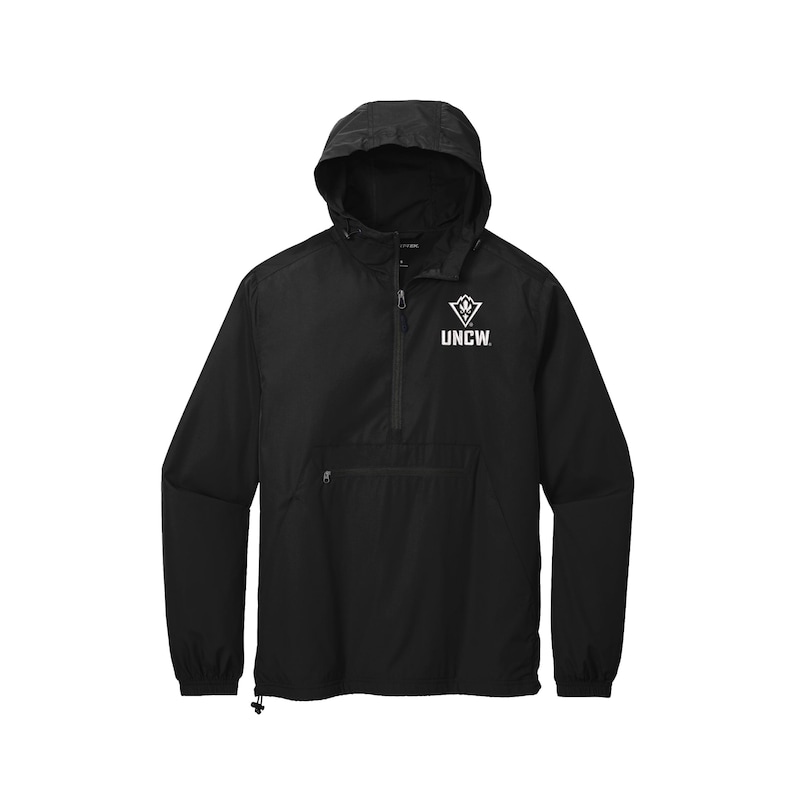 UNCW Seahawks Logo Windbreaker: Embroidered University of North Carolina Wilmington Pullover bild 3