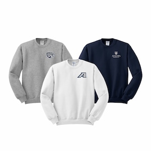Sweat-shirt à col rond brodé Augusta University, vêtements Augusta Panthers, cadeaux de remise des diplômes Augusta University Spirit Wear