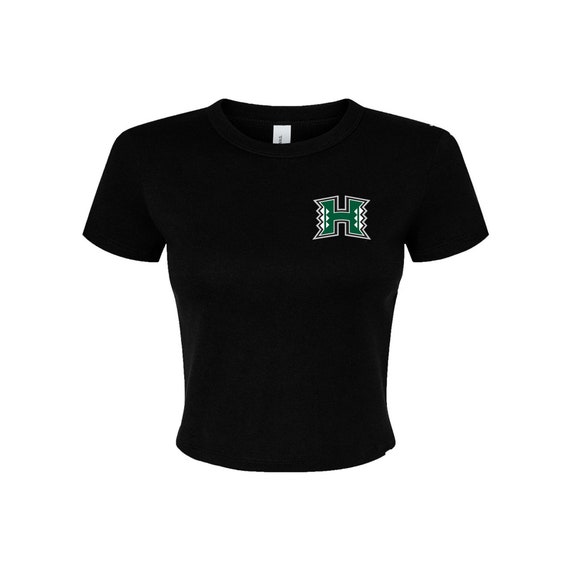 University of Hawaii Cropped Tee Crop T shirt UH Manoa Clothing