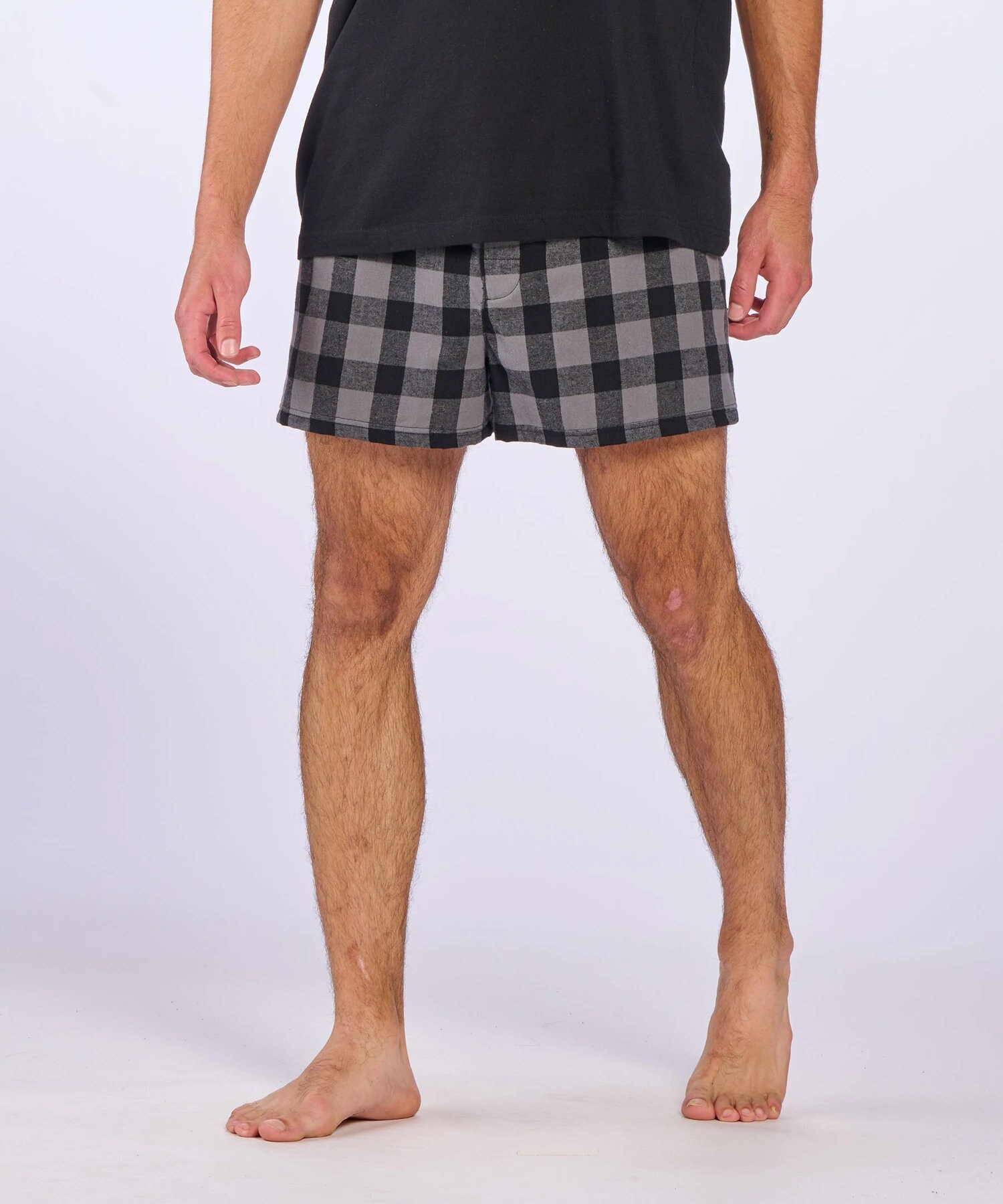 mens flannel boxers