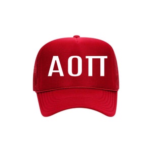 Alpha Omicron Pi Trucker Hat , AOPi Sorority Baseball Cap, Pledge Day Gifts, Big Little Sis Reveal Gift Idea, Greek Week Hats, Swag Gear