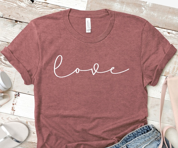Love Shirt. Love T-shirt. Gift for Fiance. Love Tee. Newlywed | Etsy