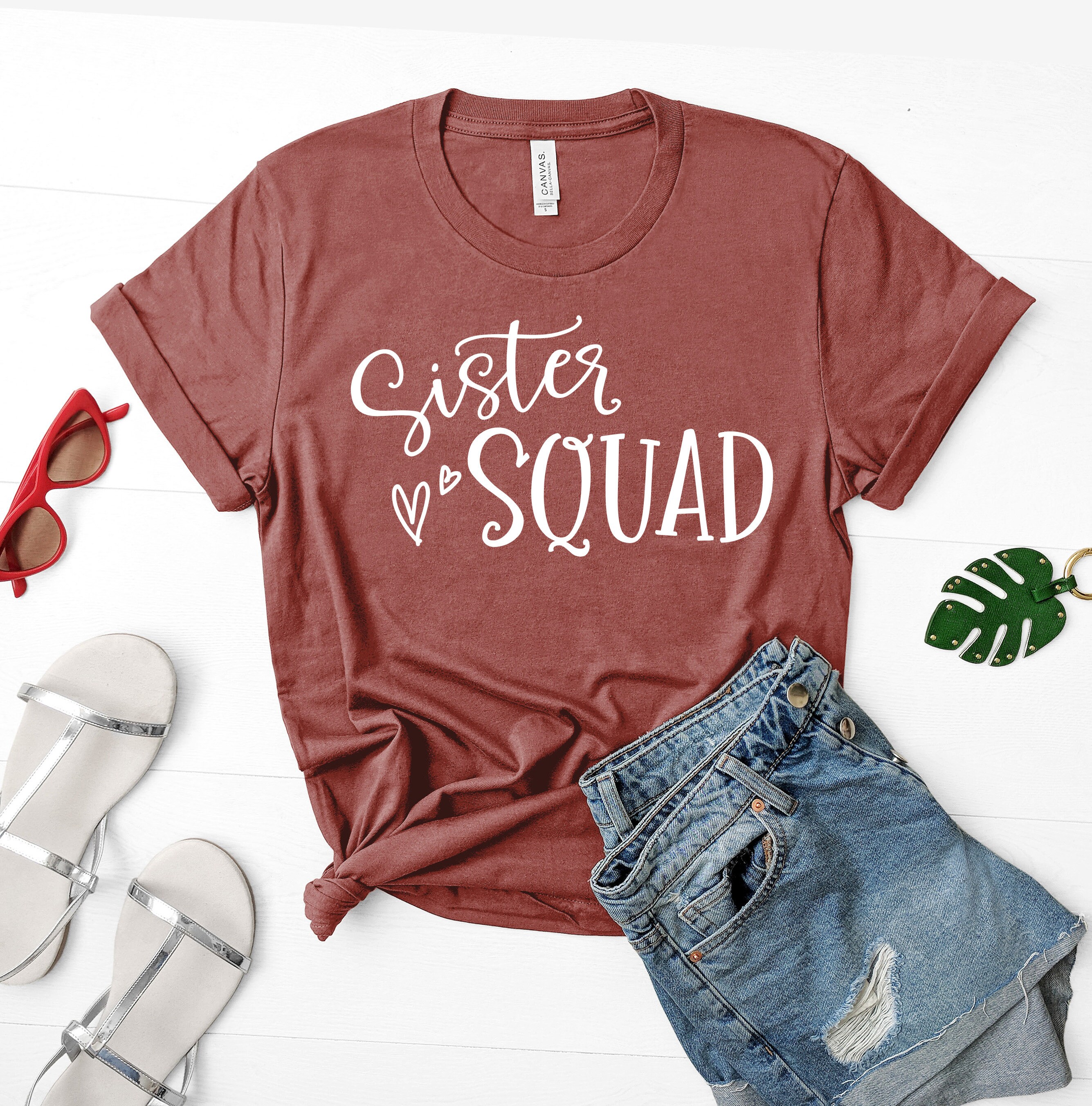 Sister Squad Shirt, Sister Tee Shirt, Adult Sister Shirts, Family T-Shirt, Sister Birthday Shirt