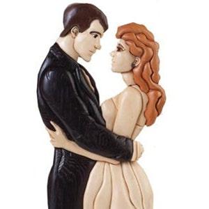 Wedding Couple PDF Intarsia Download Pattern