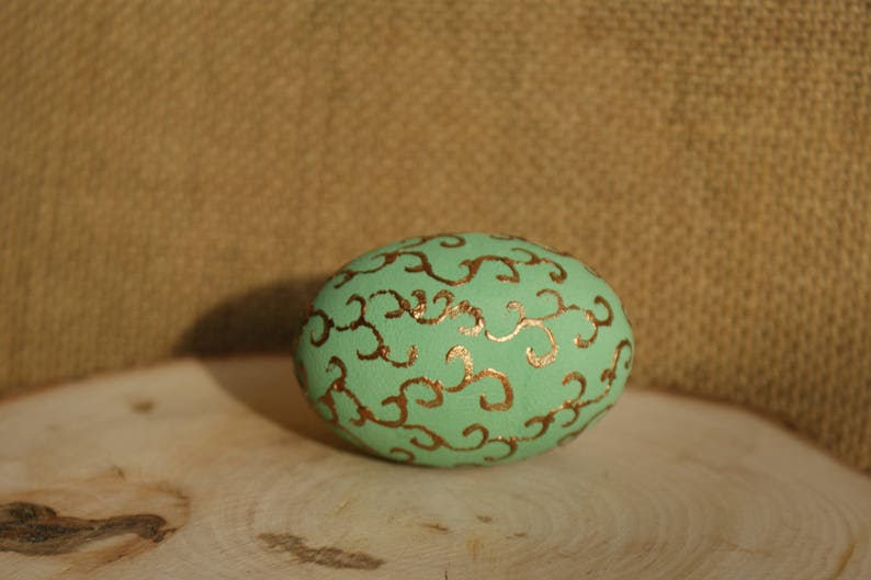 Easter wooden egg Easter ornament Easter decor Easter decoration painted egg ornament