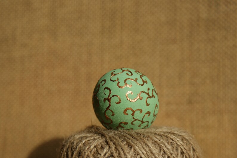 Easter wooden egg Easter ornament Easter decor Easter decoration painted egg ornament