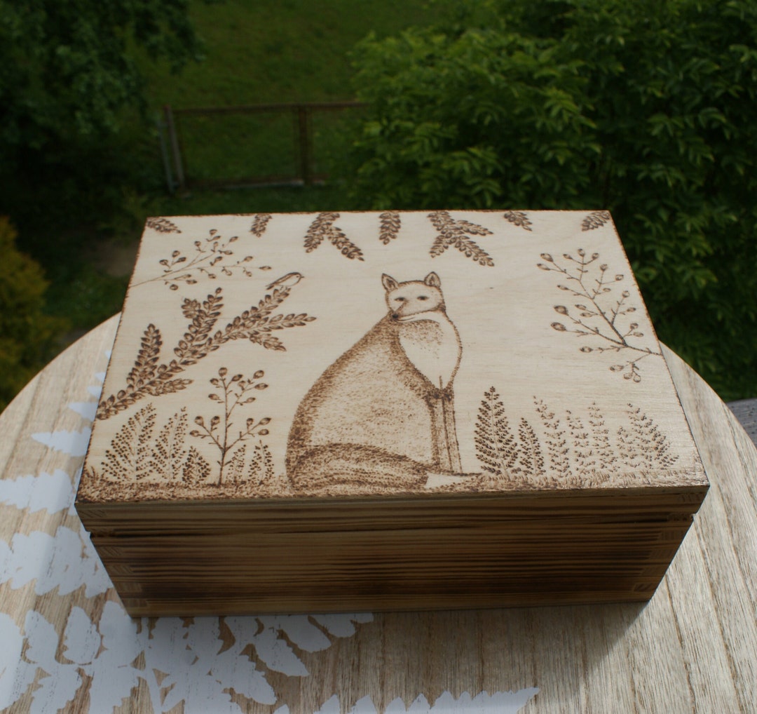 Tea Box Tea Box Wood Rustic Box Jewelry Box Tea Organizer Etsy