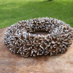 Rustic Christmas wreath, cones Christmas decoration, boho wreath, natural wreath, rustic wreath, cones wreath, door wreath, table wreath image 2