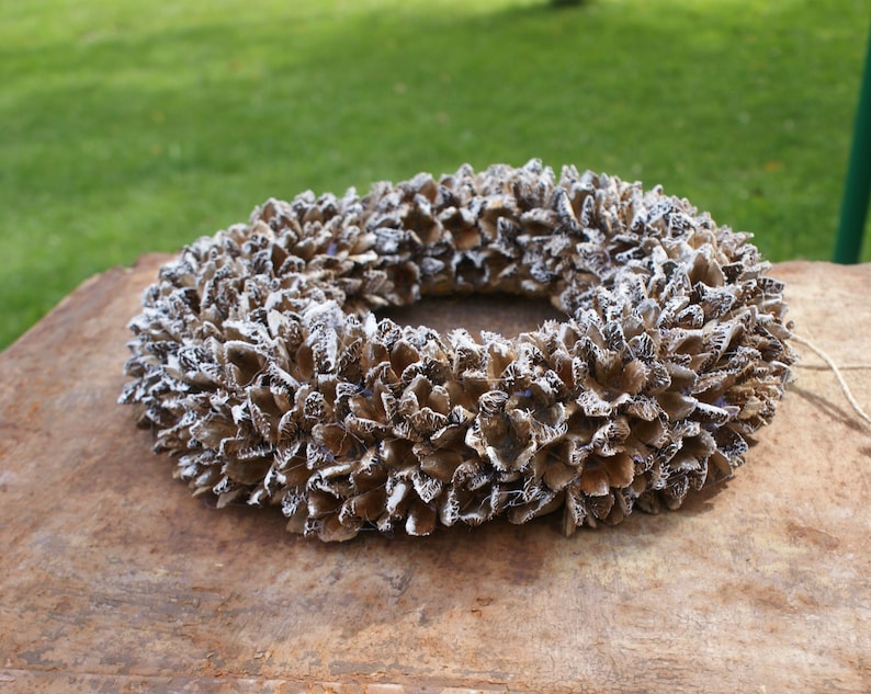 Rustic Christmas wreath, cones Christmas decoration, boho wreath, natural wreath, rustic wreath, cones wreath, door wreath, table wreath image 2