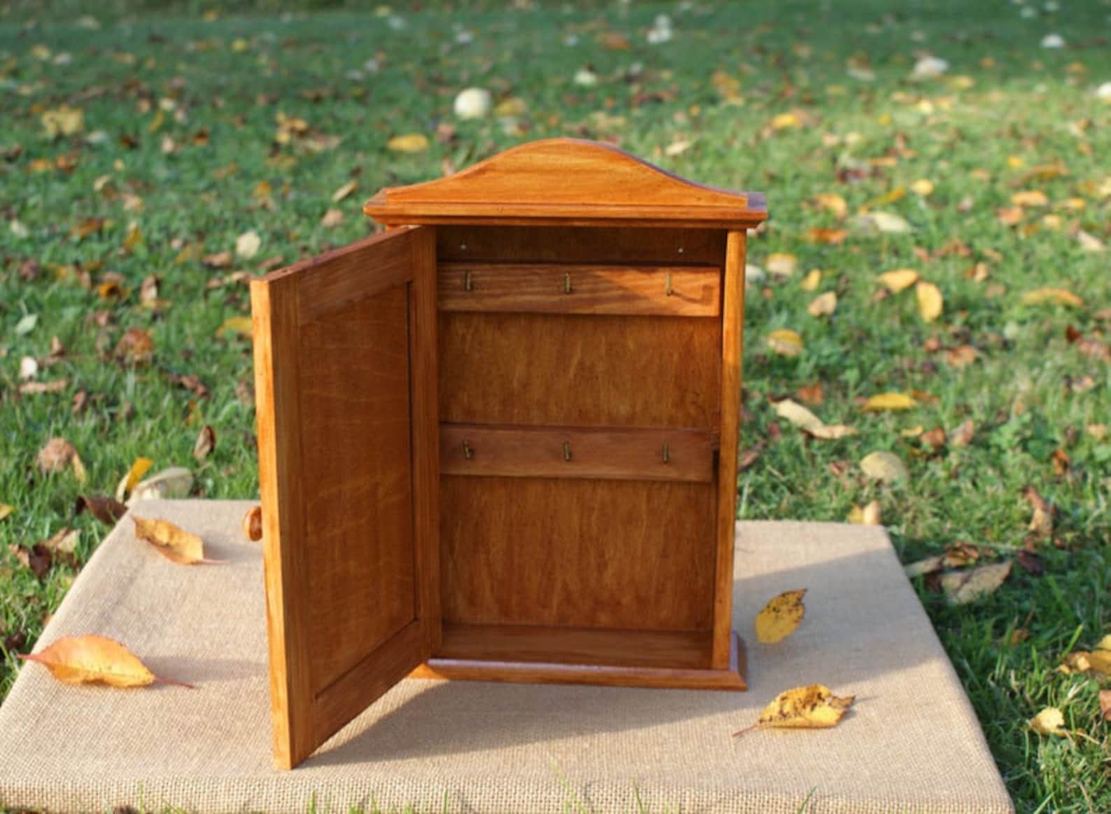 Key Box Wooden Key Box Key Organizer Wall Key Hanger Key Etsy