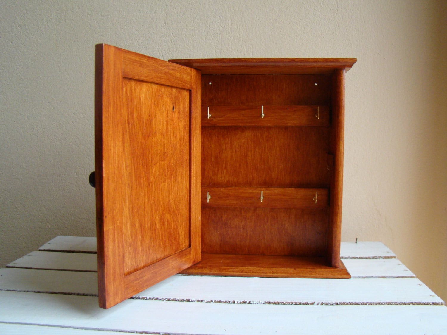 Made to order autumn wooden key box wooden key holder wall Etsy