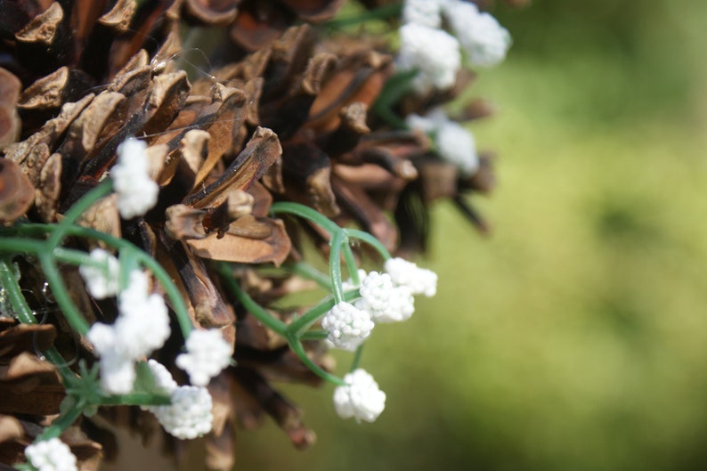 Christmas wreath Christmas decoration cones wreath rustic wreath