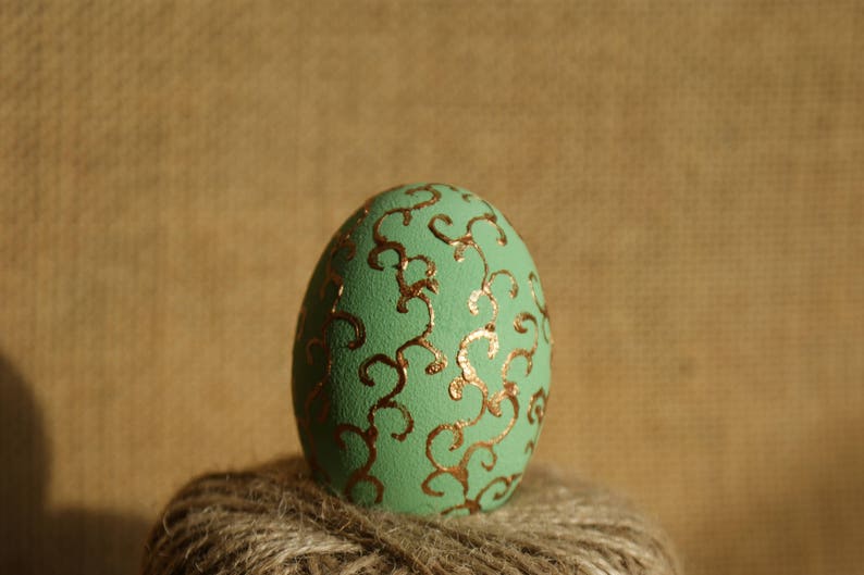 Easter wooden egg Easter ornament Easter decor Easter decoration painted egg ornament