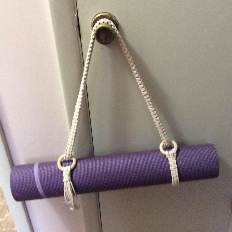 macrame yoga strap