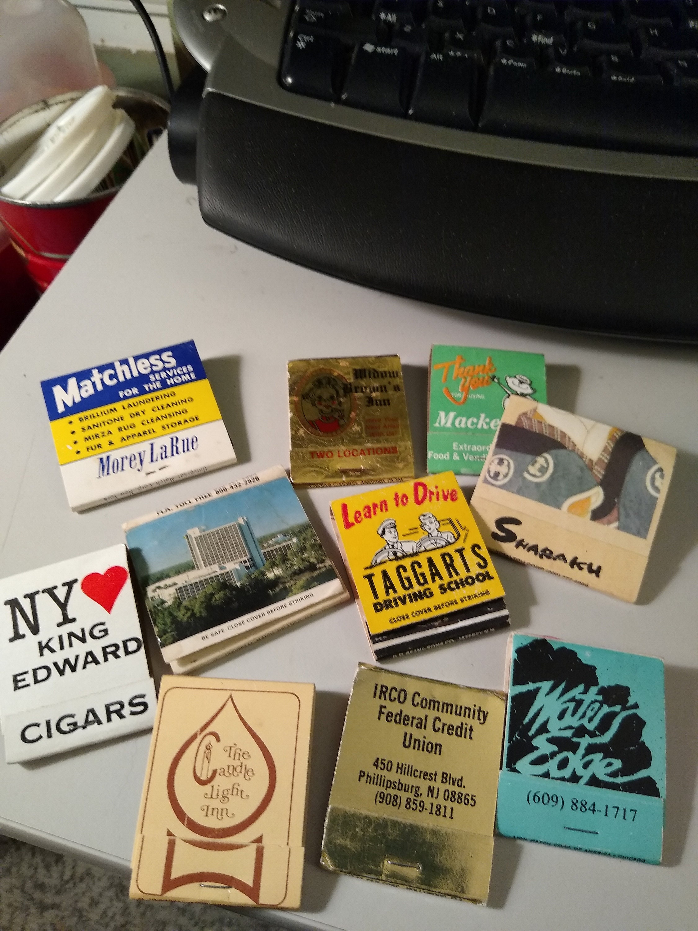 Price Reduced Lot of 10 Vintage Matchbooks from 1940s Etsy