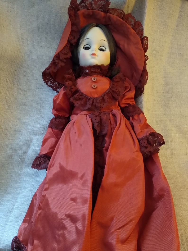 Vintage 1980s Bradley Collectors Dolls dale With Certificate Excellent