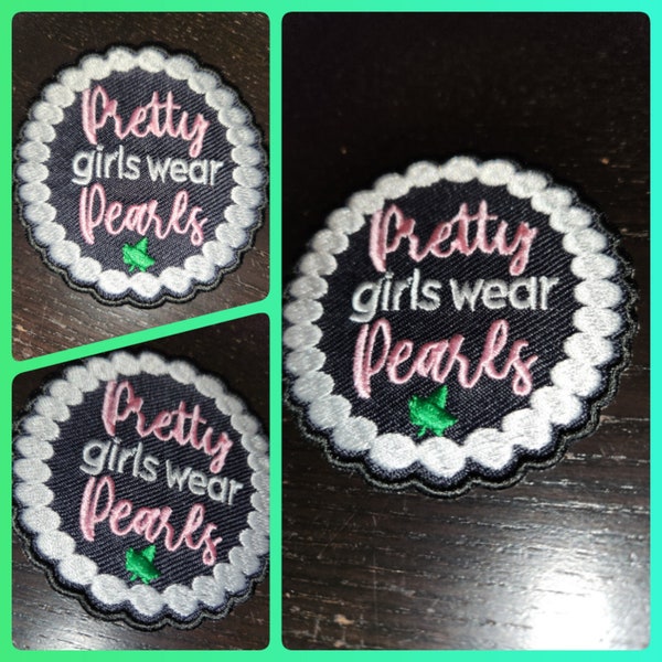 Pretty Girls Wear Pearls Patch