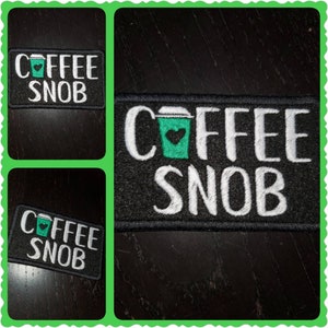 Coffee Snob Appliqué