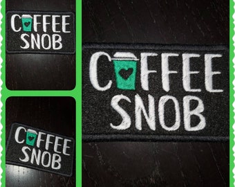 Coffee Snob Appliqué