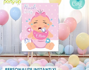 Pin the Pacifier on the Crying Baby Game - Poster 18" x24"