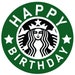 Starbucks Happy Birthday DIGITAL Labels 8-1/2 X - Etsy