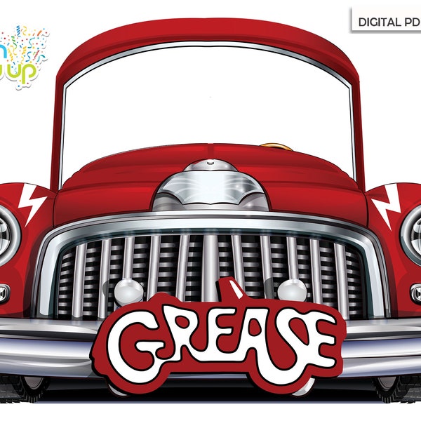 Cabina de fotos del coche Grease Lightning