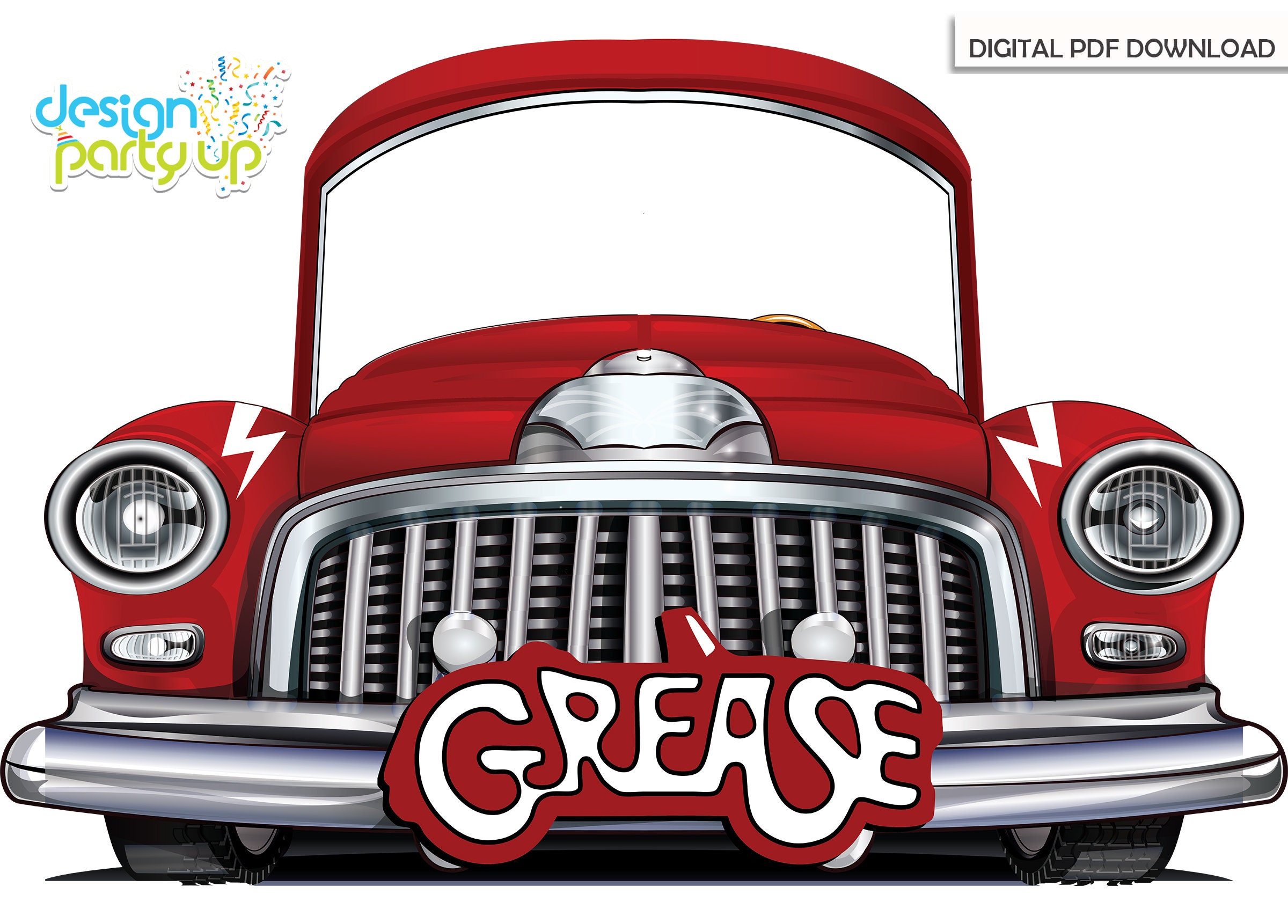 Grease Lightning Car Photo Booth Etsy Nederland