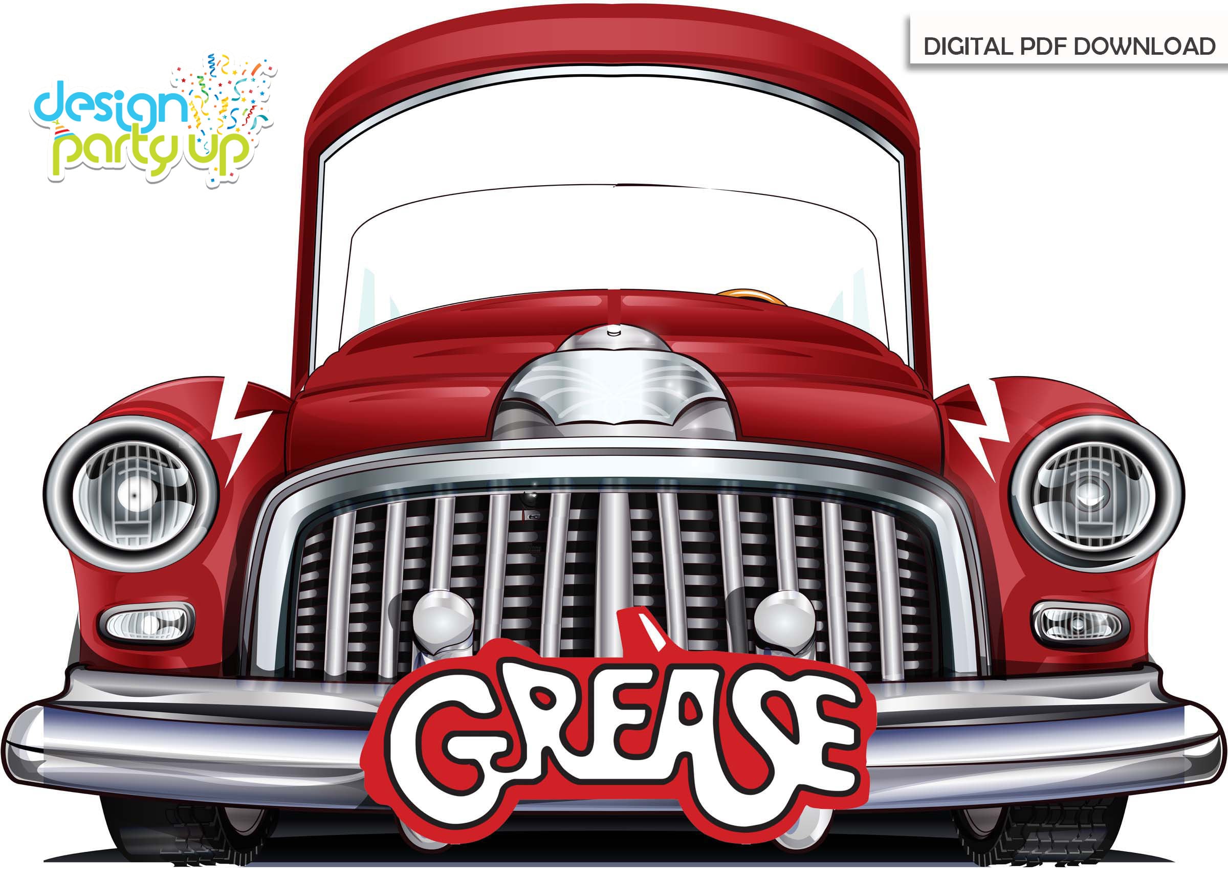 Grease Lightning Car Photo Booth Etsy
