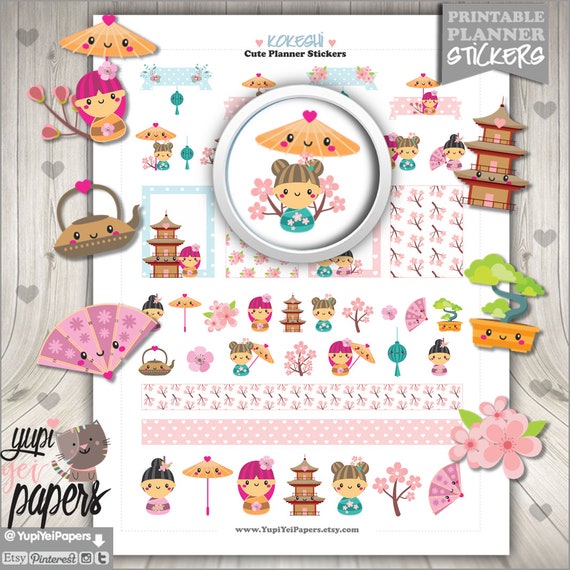 Journal Stickers Scrapbook Stickers こけし Cute funny Japanese kokeshi doll sticker sheet Planner Stickers art print vinyl PC stickers Paper Stickers, Labels & Tags Journal Stickers Scrapbook Stickers こけし Cute funny Japanese kokeshi doll sticker sheet Planner Stickers art print vinyl PC stickers Paper Stickers, Labels & Tags