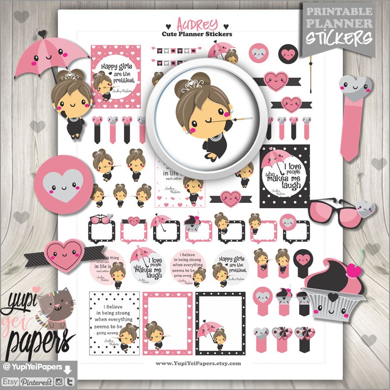 Diva Stickers Princess Stickers Model Stickers Fashion Etsy