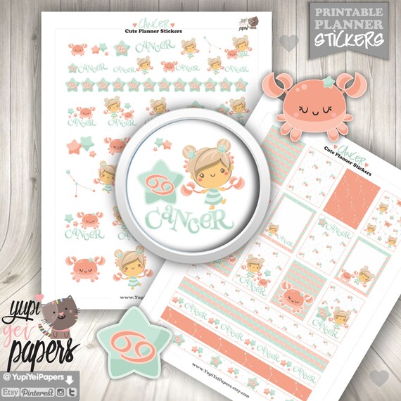 Printable Planner Stickers Libra Stickers Zodiac Sign Stickers Zodiac Stickers Zodiac Sign Sticker Planner Decor Digital Stickers