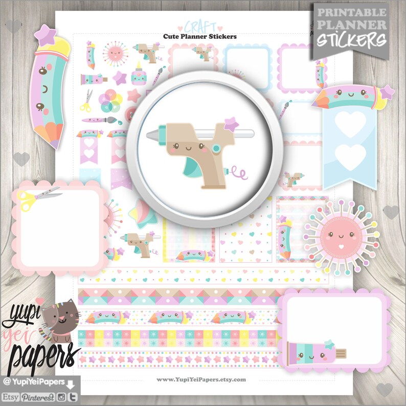 Scrap Stickers Scrapbook Stickers Scrapbooking Digital Etsy