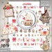 Hot Chocolate Stickers, Planner Stickers, Printable Planner Stickers, Hot Cocoa Stickers, Chocolate Stickers, Christmas Stickers 