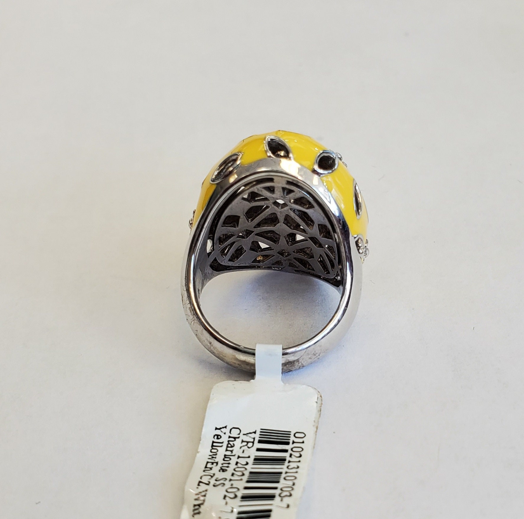 Product Image for Belle Etoile Charlotte enamel sterling ring size 7