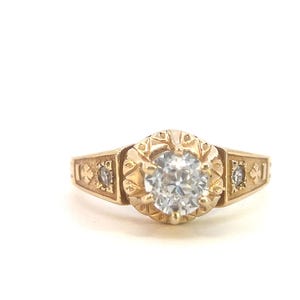 Antique Blecher Old European Diamond Ring